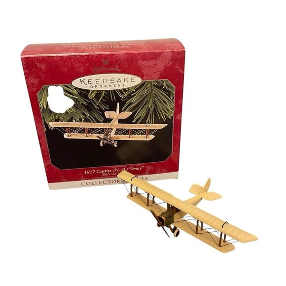 Hallmark Keepsake Ornament 1917 Curtiss JN-4D “Jenny” Miniature Collector’s - Picture 1 of 5